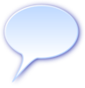 D Rounded Speech Bubble Clip Art